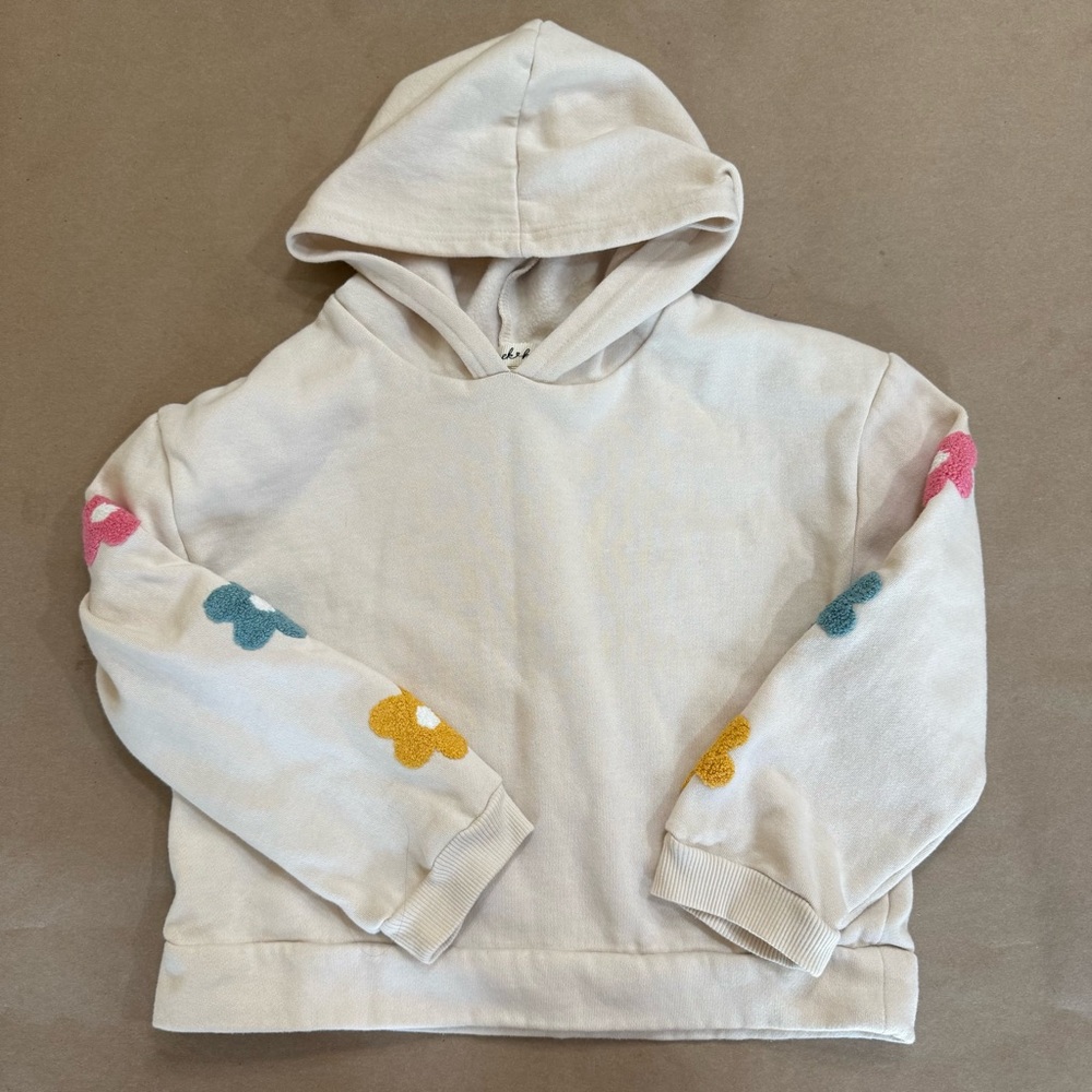 Derek Heart Cream Hoodie